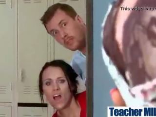 Άγριο δάσκαλος (farrah dahl) με μεγάλος βυζιά πάταγος μαθητής/ρια σε κατηγορία video-13